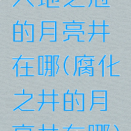 大地之冠的月亮井在哪(腐化之井的月亮井在哪)